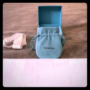 Tiffany Box, tissue paper, and ribbon